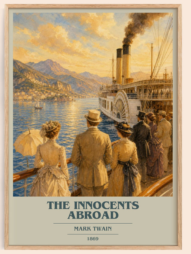 The Innocents Abroad Book Cover Poster by Mark Twain
