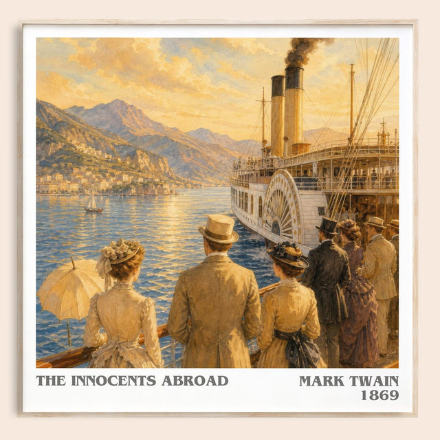 The Innocents Abroad Literary Art Print by Mark Twain