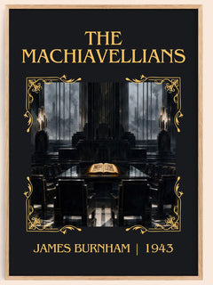The Machiavellians Classic Book Art Print by James Burnham – book poster