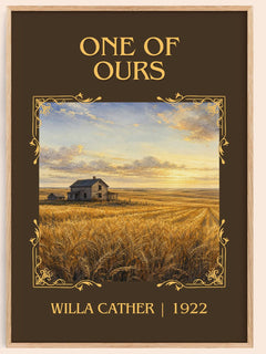 One of Ours Classic Book Art Print by Willa Cather – book poster