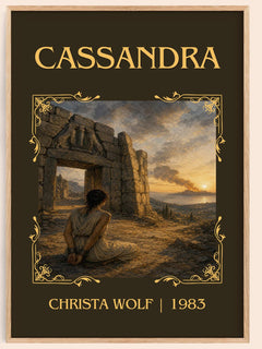 Cassandra Classic Book Art Print by Christa Wolf – book poster