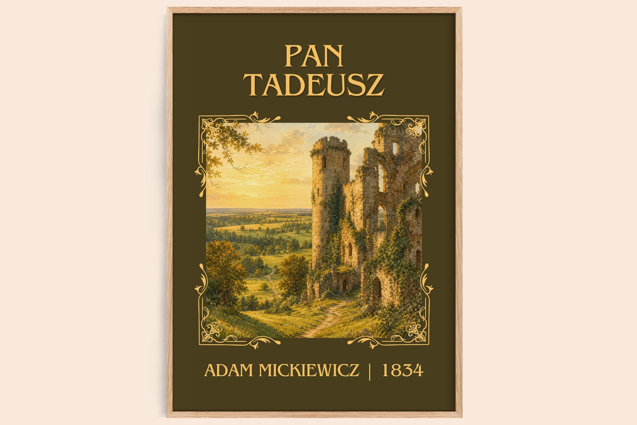 Pan Tadeusz Classic Book Art Print by Adam Mickiewicz