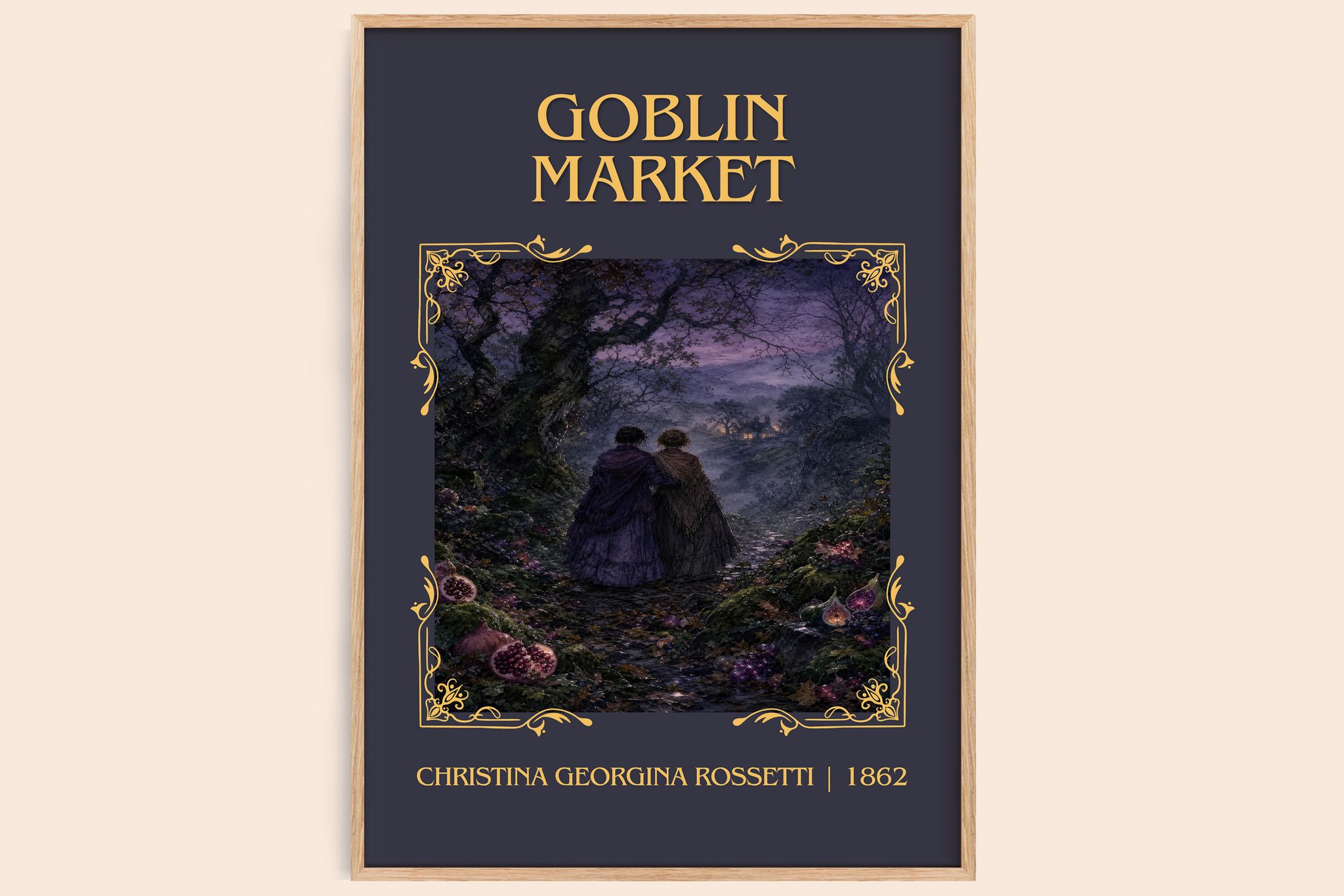 Goblin Market Classic Book Art Print by Christina Georgina Rossetti