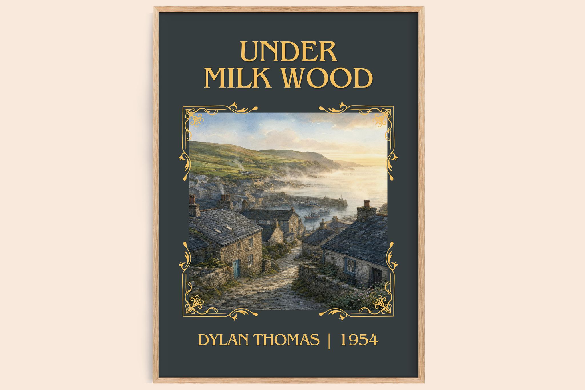 Under Milk Wood Classic Book Art Print by Dylan Thomas