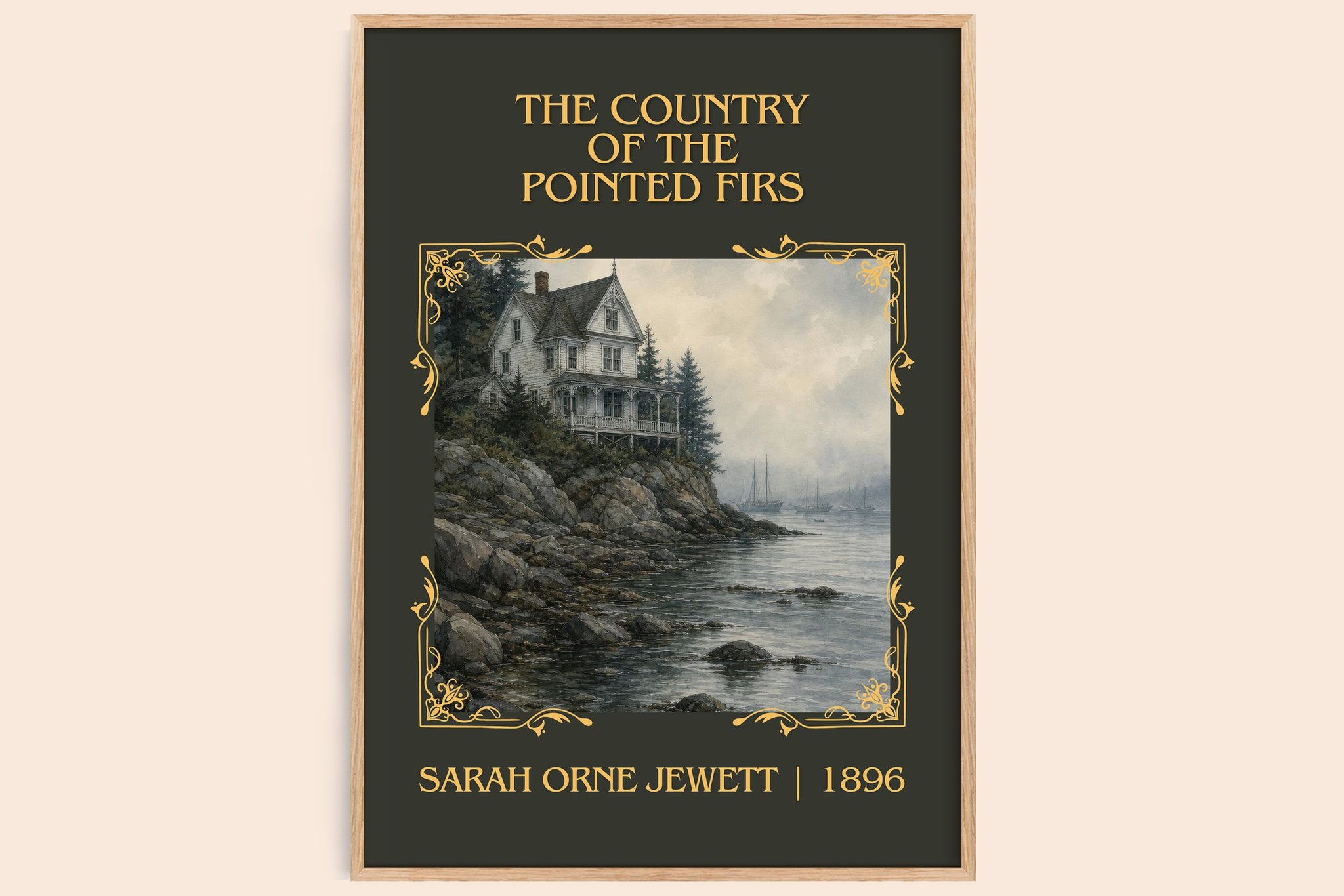Country of the Pointed Firs Classic Book Art Print by S. Jewett