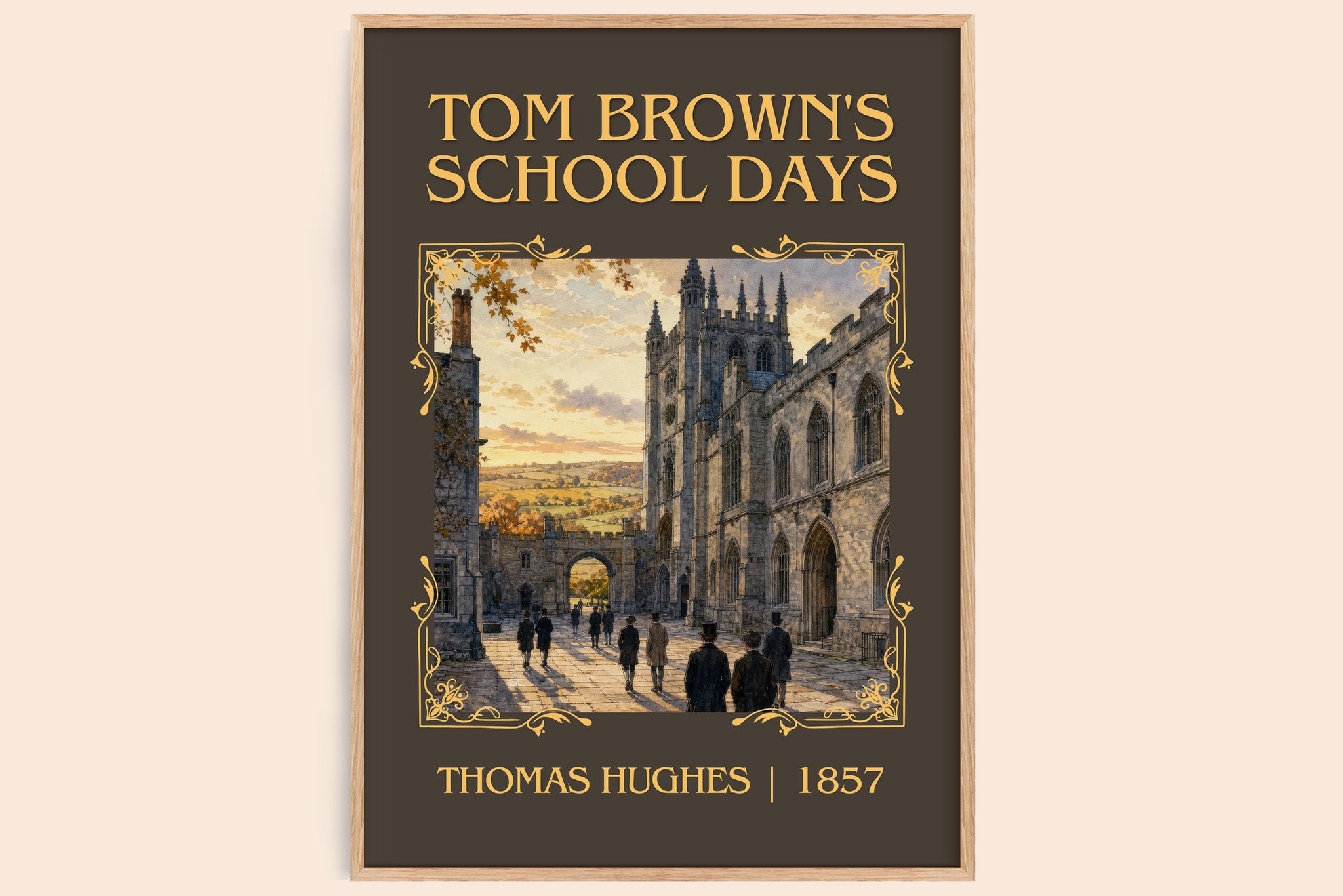 Tom Brown's School Days Classic Book Art Print by Thomas Hughes