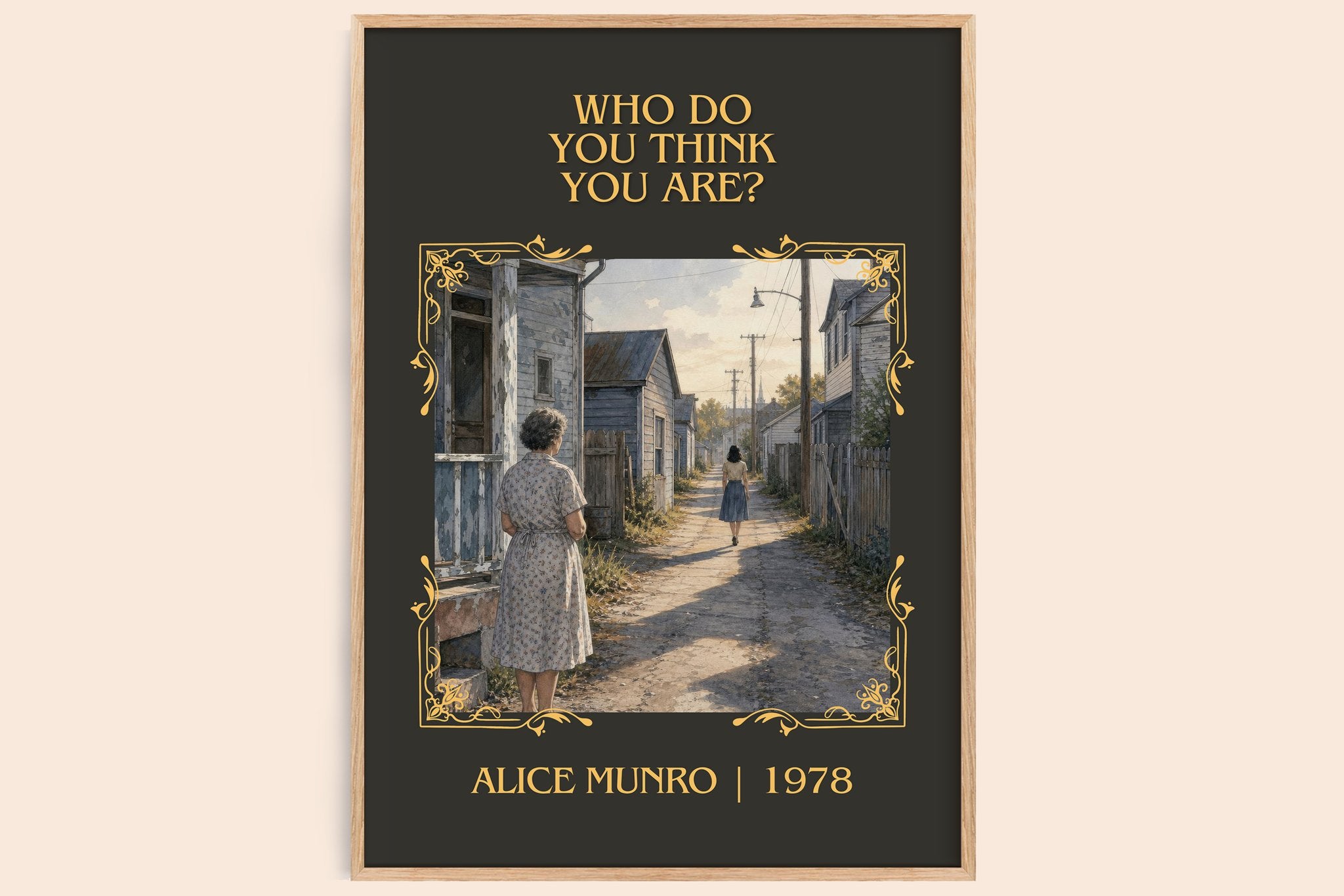 Who Do You Think You Are? Classic Book Art Print by Alice Munro