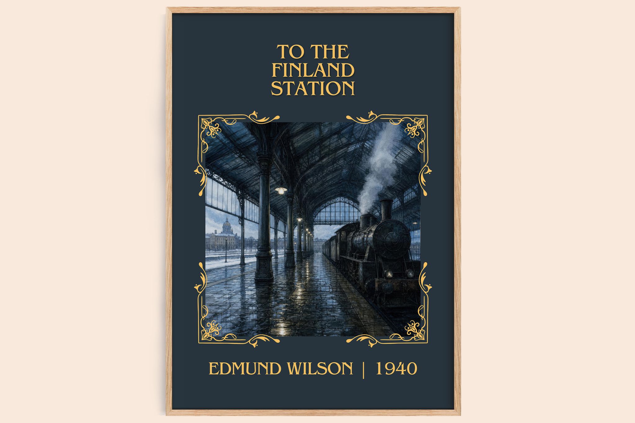 To the Finland Station Classic Book Art Print by Edmund Wilson