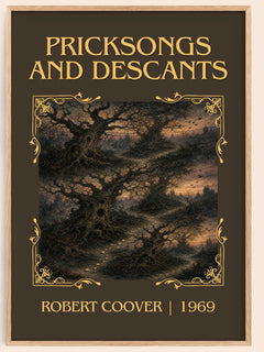 Pricksongs and Descants Classic Book Art Print by Robert Coover – book poster