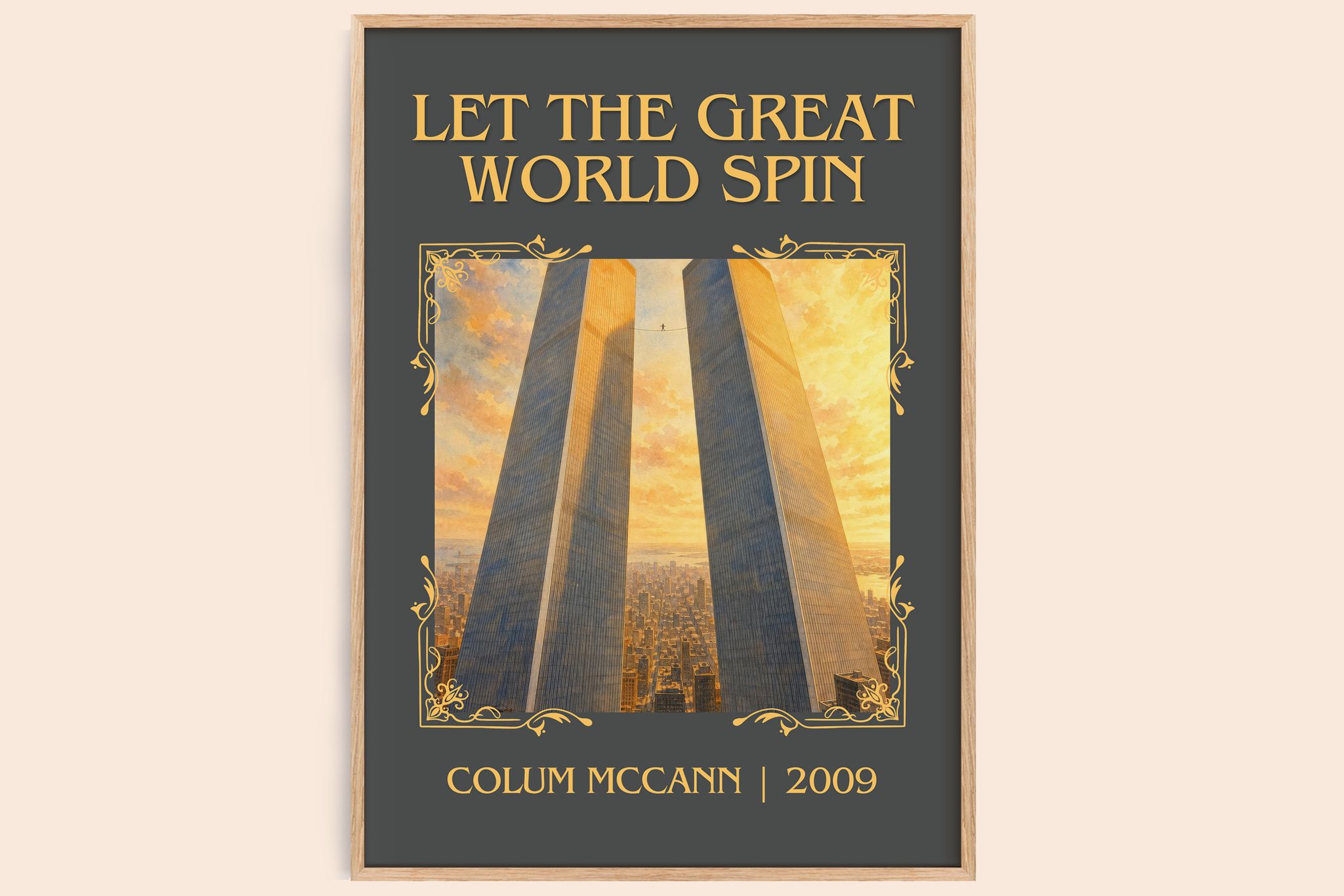 Let the Great World Spin Classic Book Art Print by Colum McCann