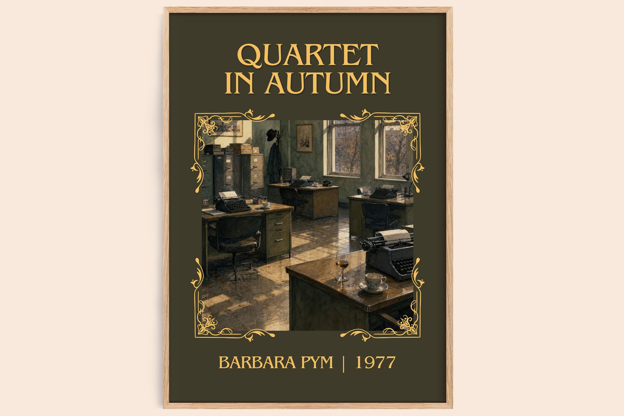 Quartet in Autumn Classic Book Art Print by Barbara Pym