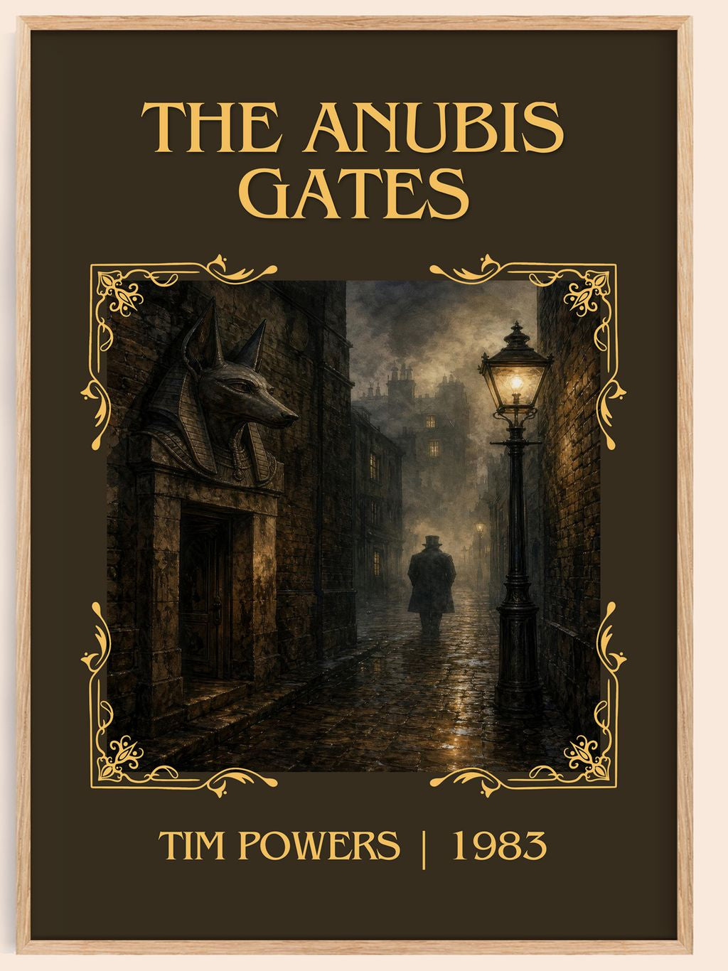 The Anubis Gates Classic Book Art Print by Tim Powers – book poster