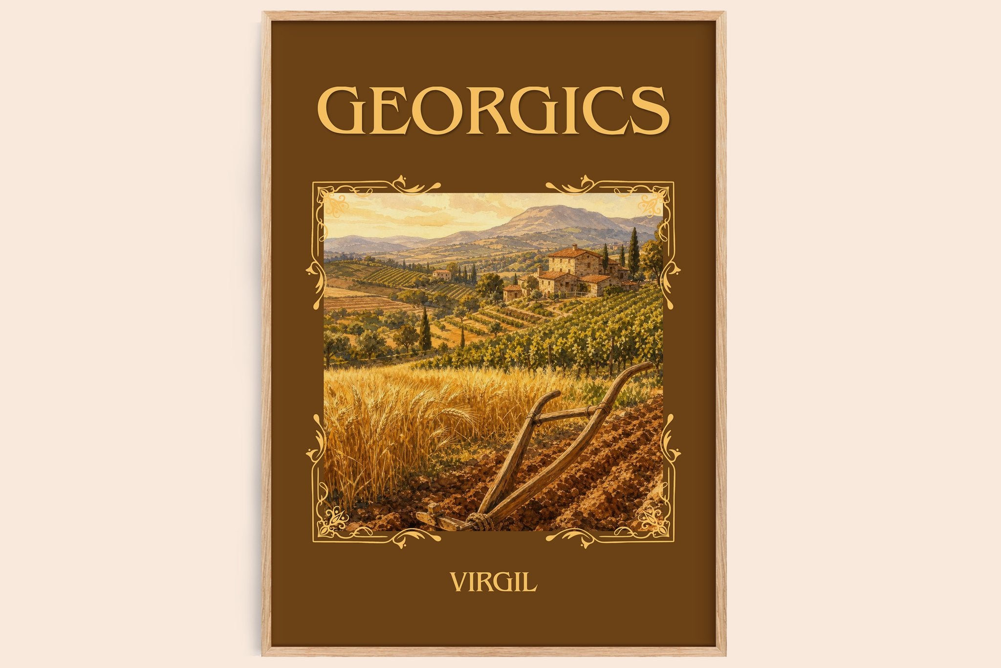Georgics Classic Book Art Print by Virgil