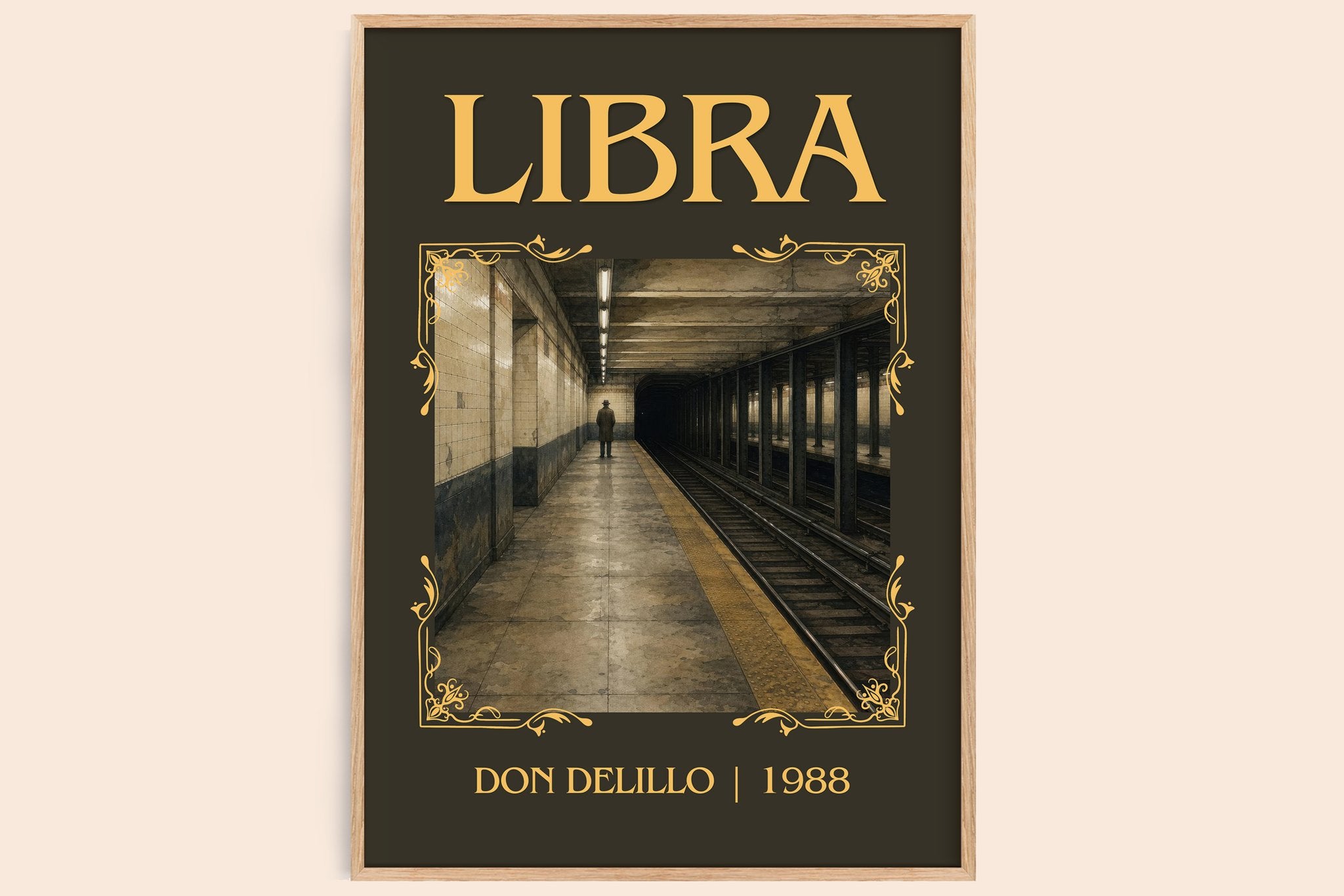 Libra Classic Book Art Print by Don DeLillo