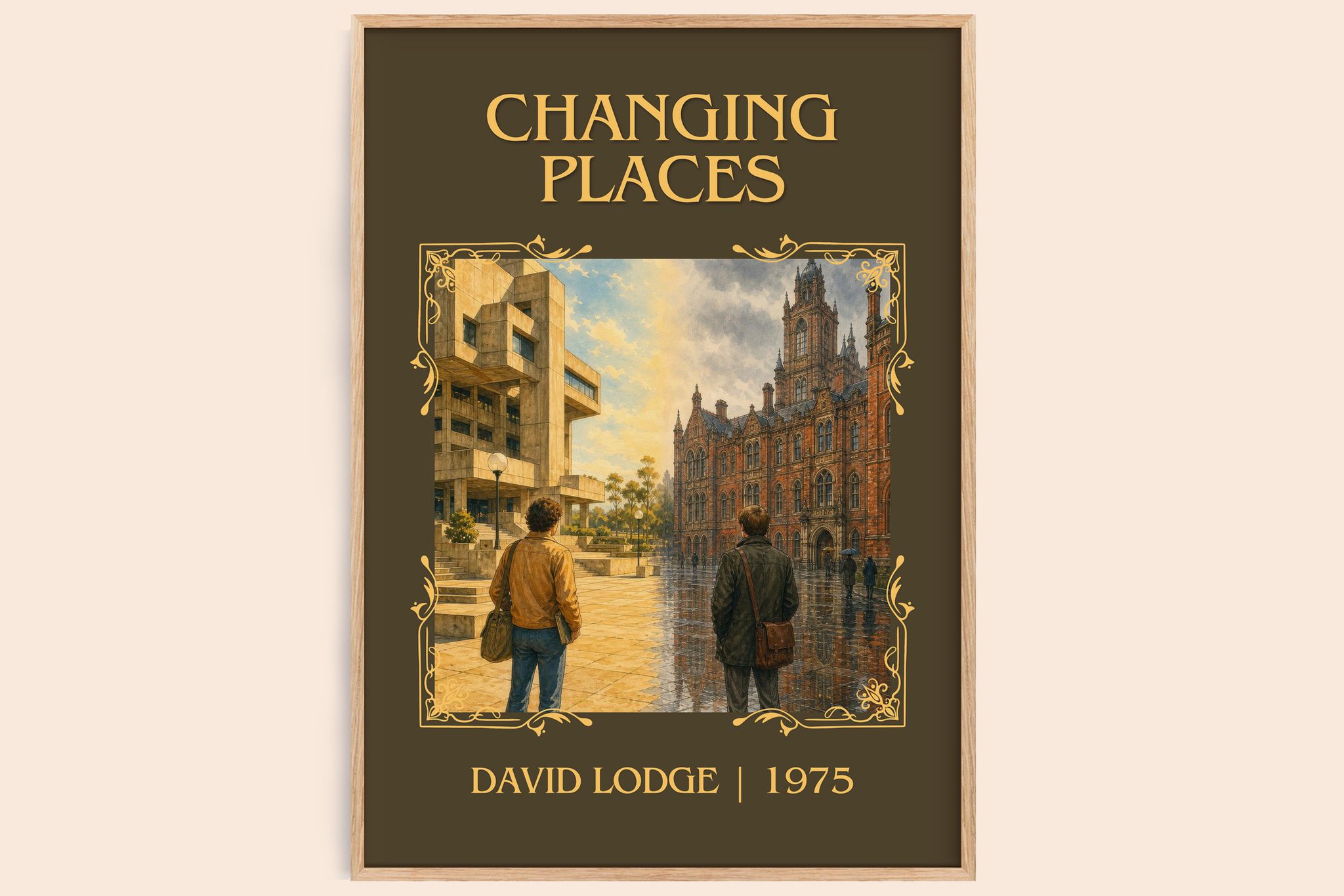 Changing Places Classic Book Art Print by David Lodge