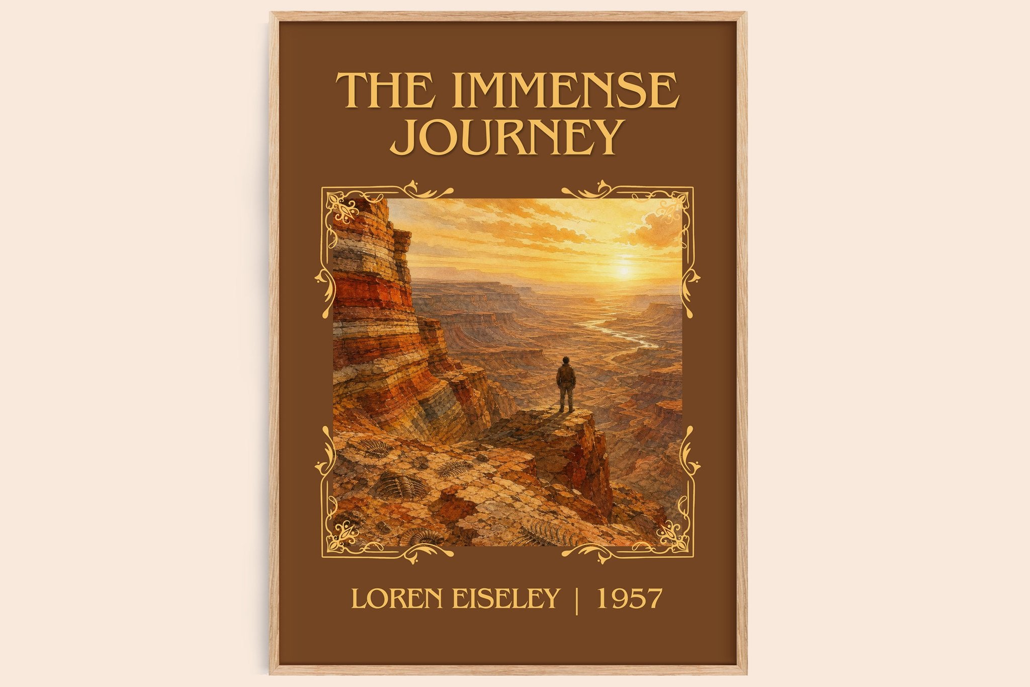 The Immense Journey Classic Book Art Print by Loren Eiseley