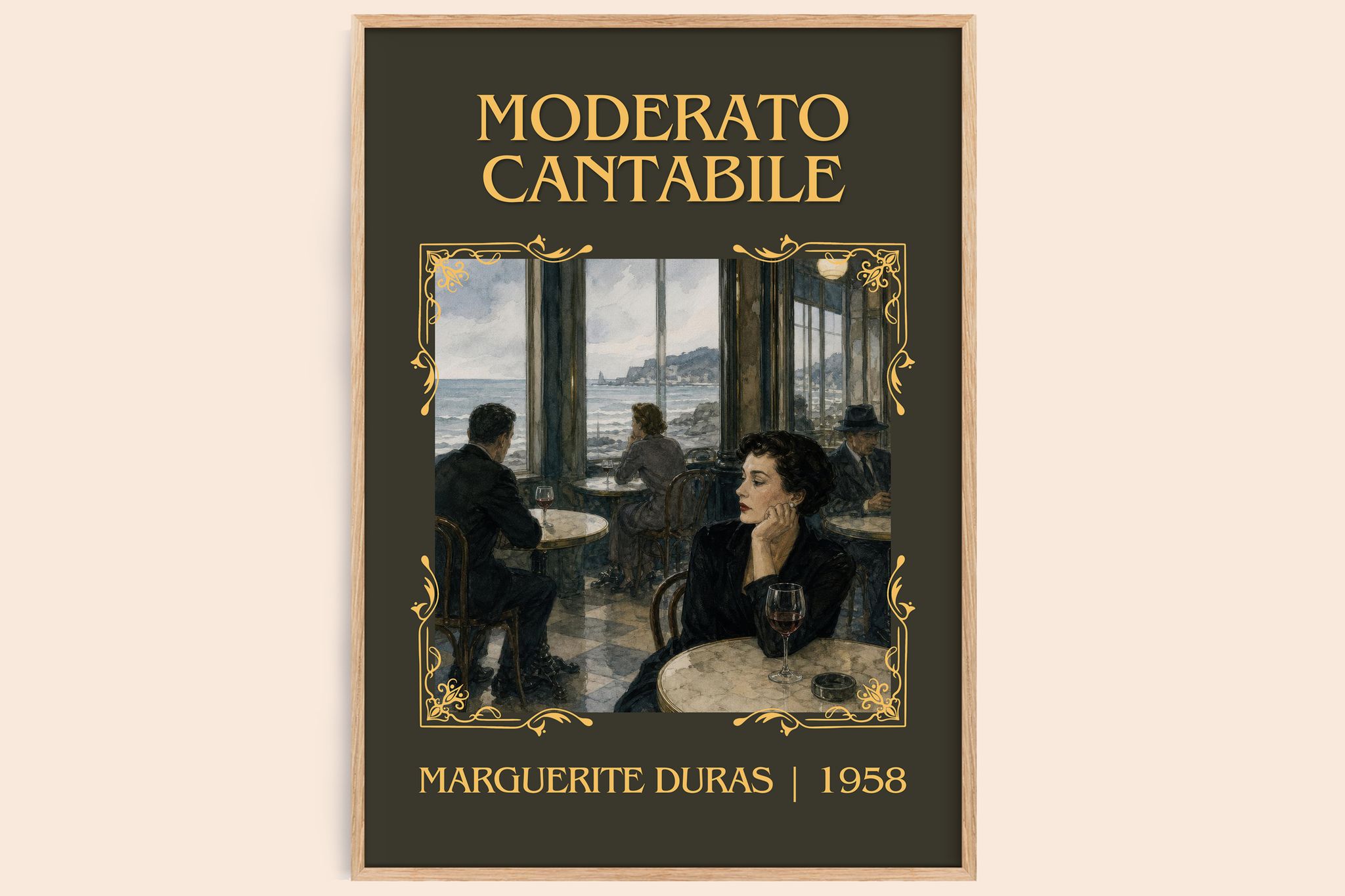 Moderato Cantabile Classic Book Art Print by Marguerite Duras