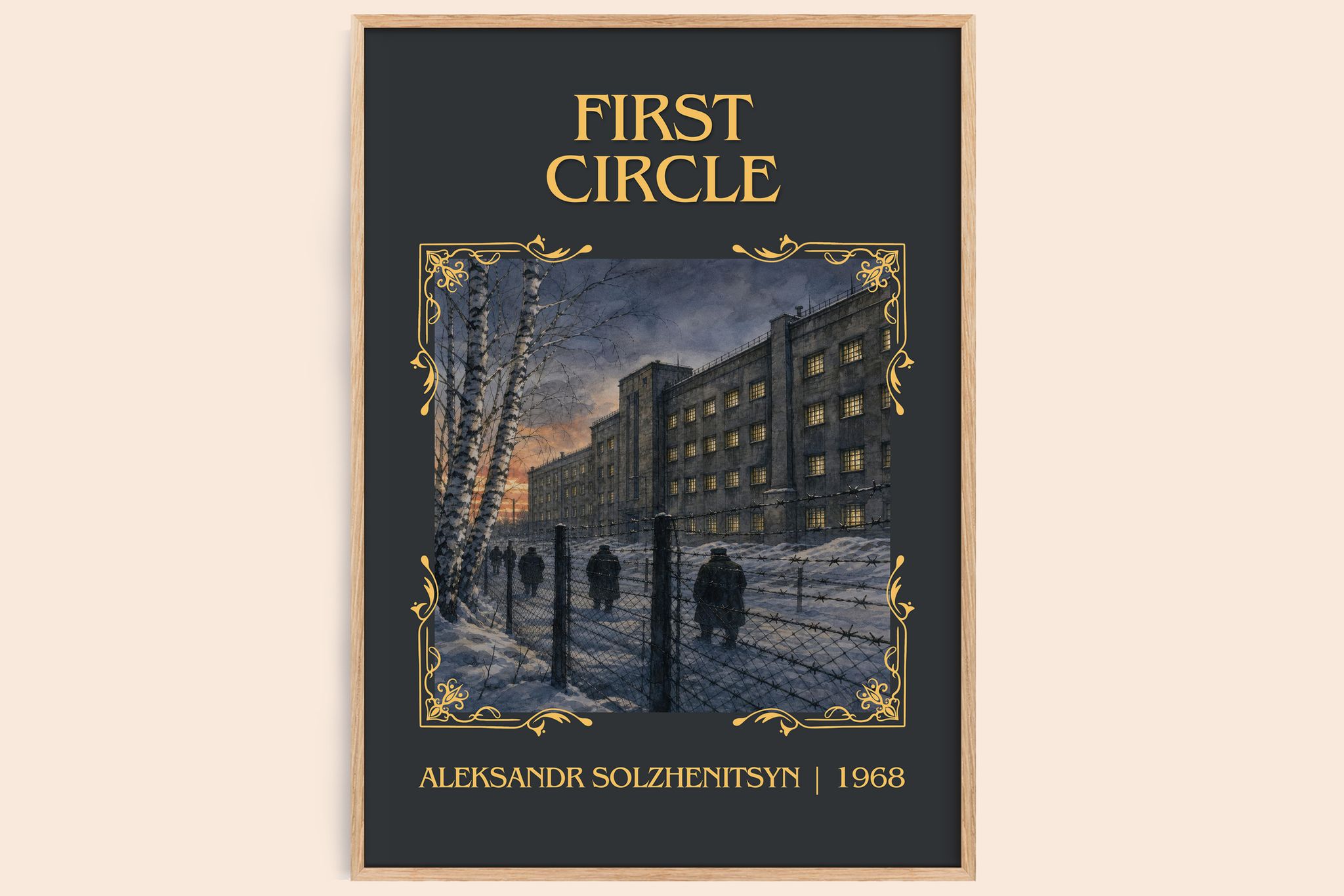 First Circle Classic Book Art Print by Aleksandr Solzhenitsyn