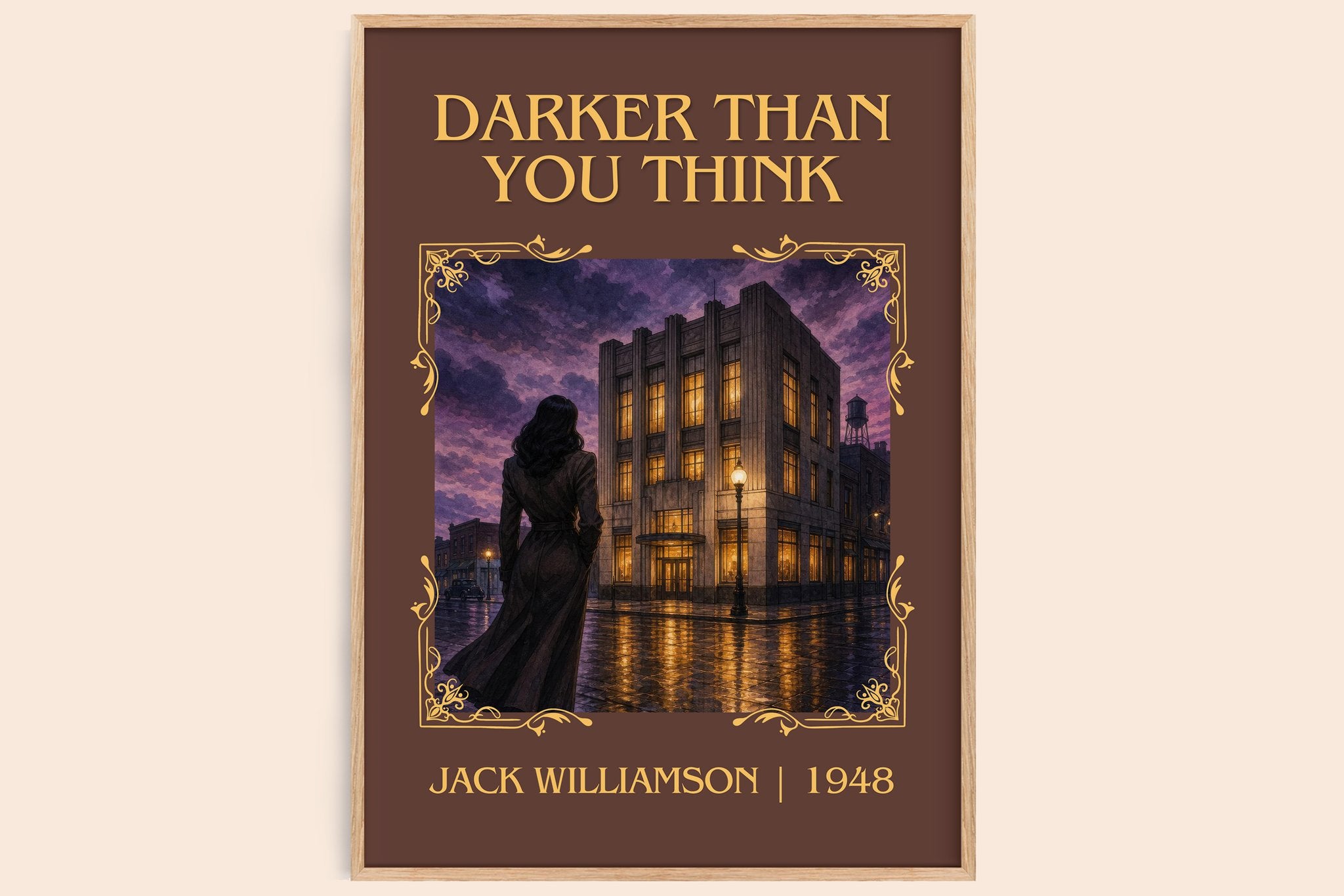 Darker Than You Think Classic Book Art Print by Jack Williamson
