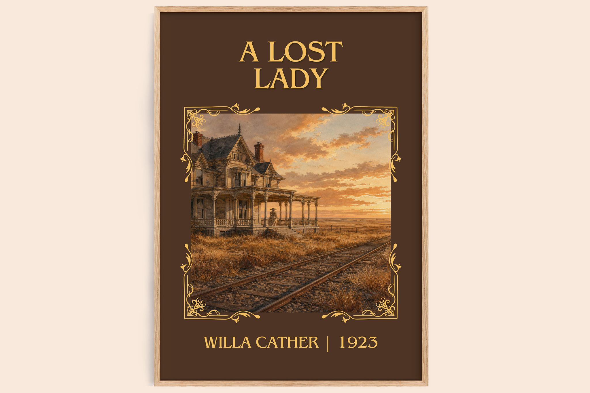A Lost Lady Classic Book Art Print by Willa Cather