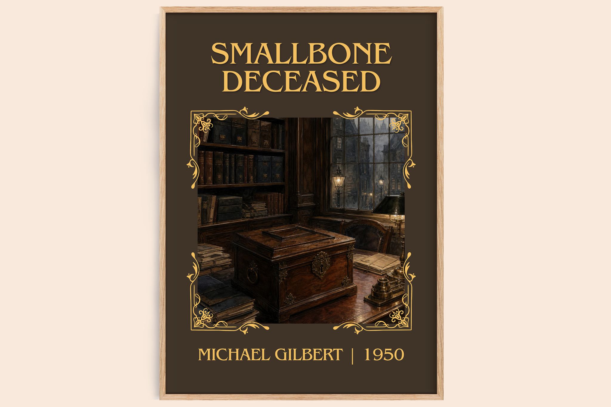 Smallbone Deceased Classic Book Art Print by Michael Gilbert