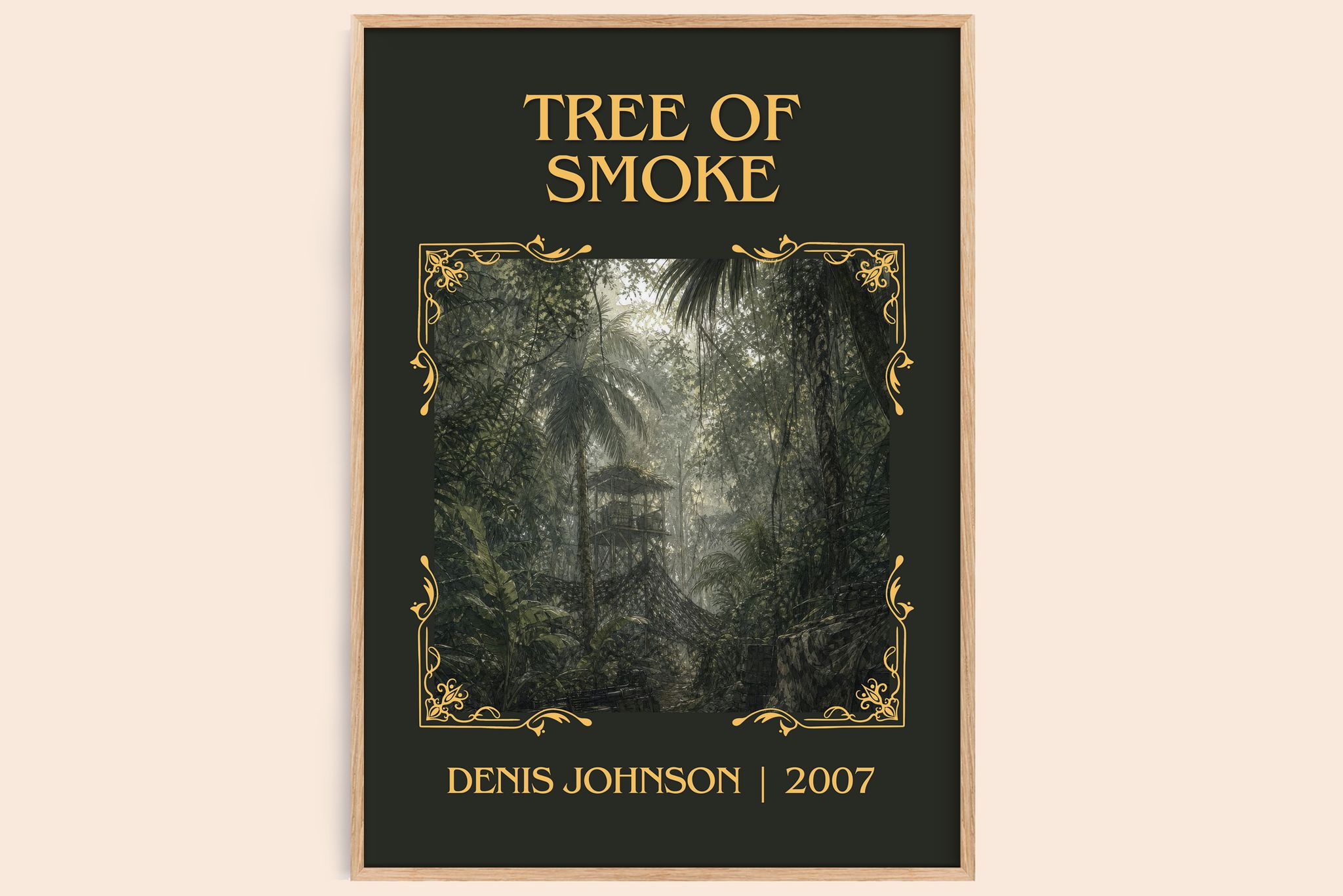 Tree of Smoke Classic Book Art Print by Denis Johnson