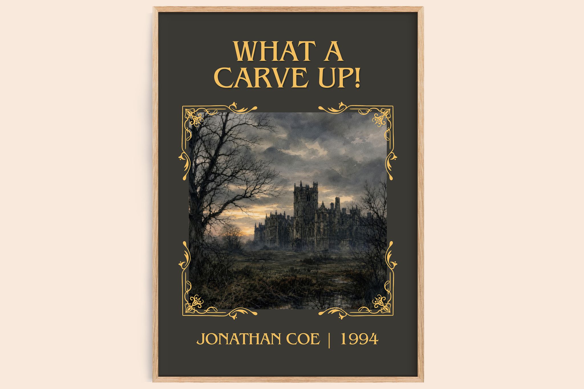 What a Carve Up! Classic Book Art Print by Jonathan Coe