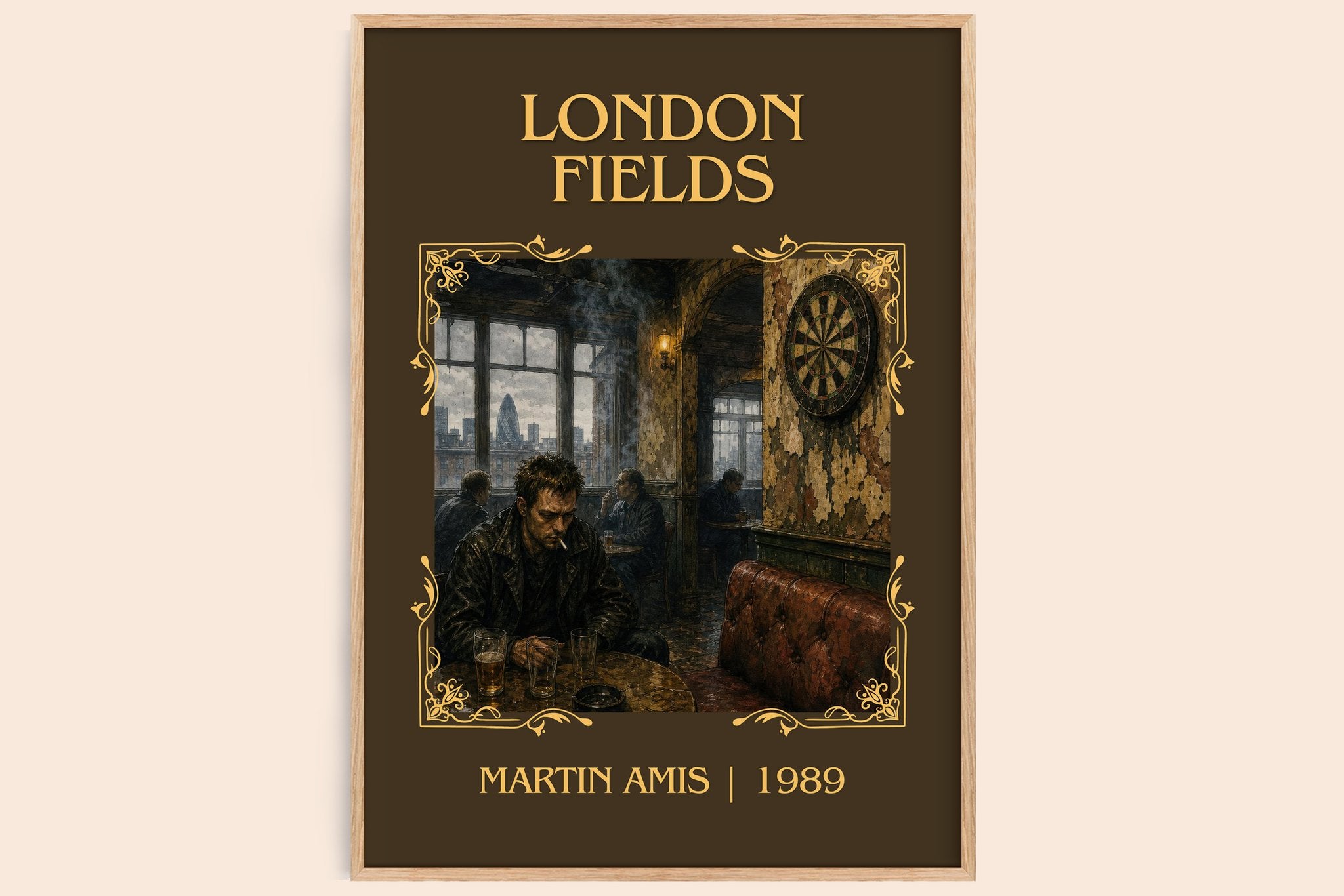 London Fields Classic Book Art Print by Martin Amis