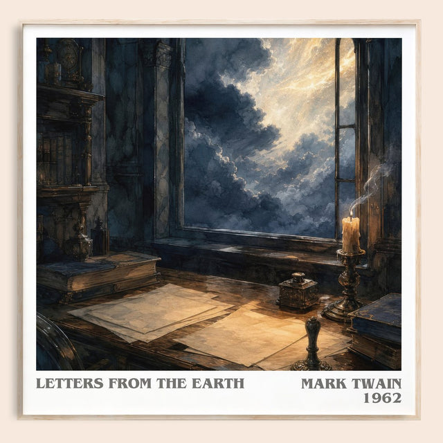 Letters From The Earth Literary Art Print by Mark Twain