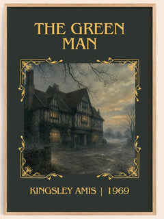 The Green Man Classic Book Art Print by Kingsley Amis – book poster
