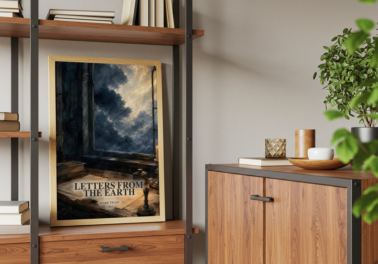 Letters From The Earth book watercolour illustration paper finish options – matte satin gloss