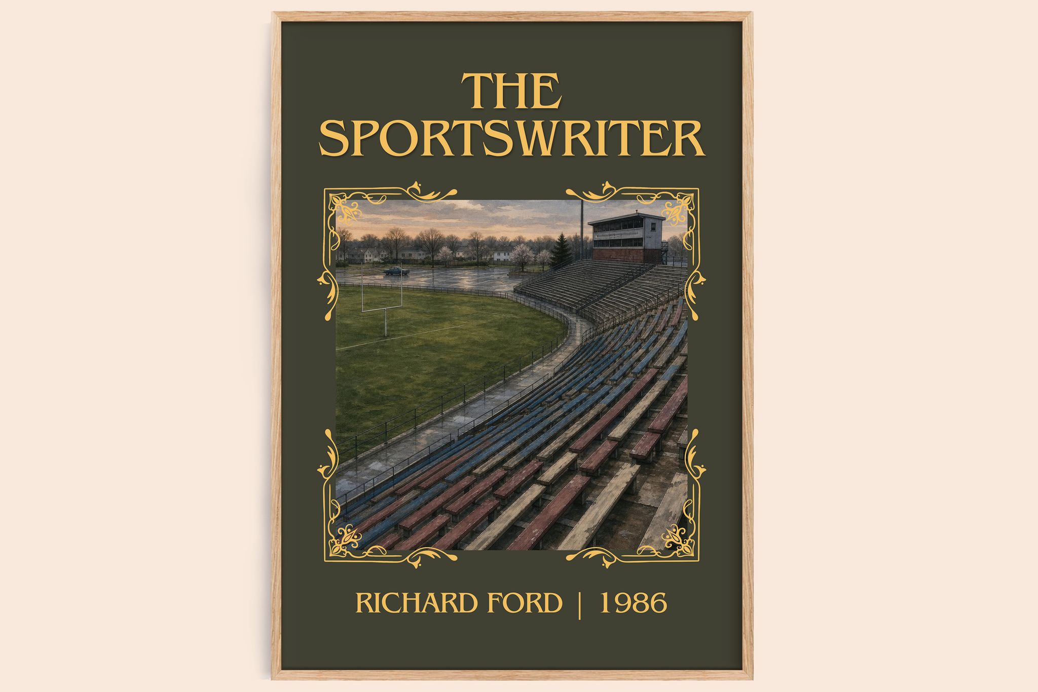 The Sportswriter Classic Book Art Print by Richard Ford