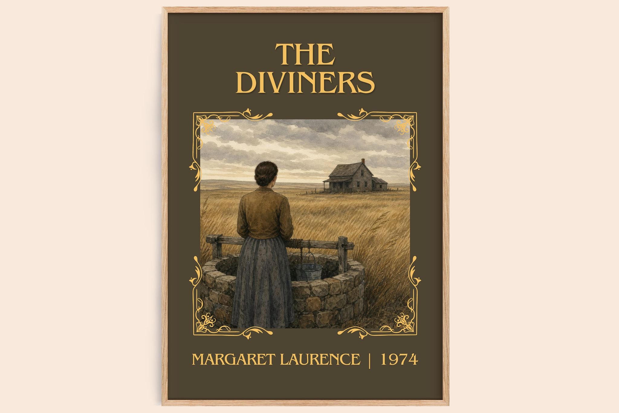 The Diviners Classic Book Art Print by Margaret Laurence