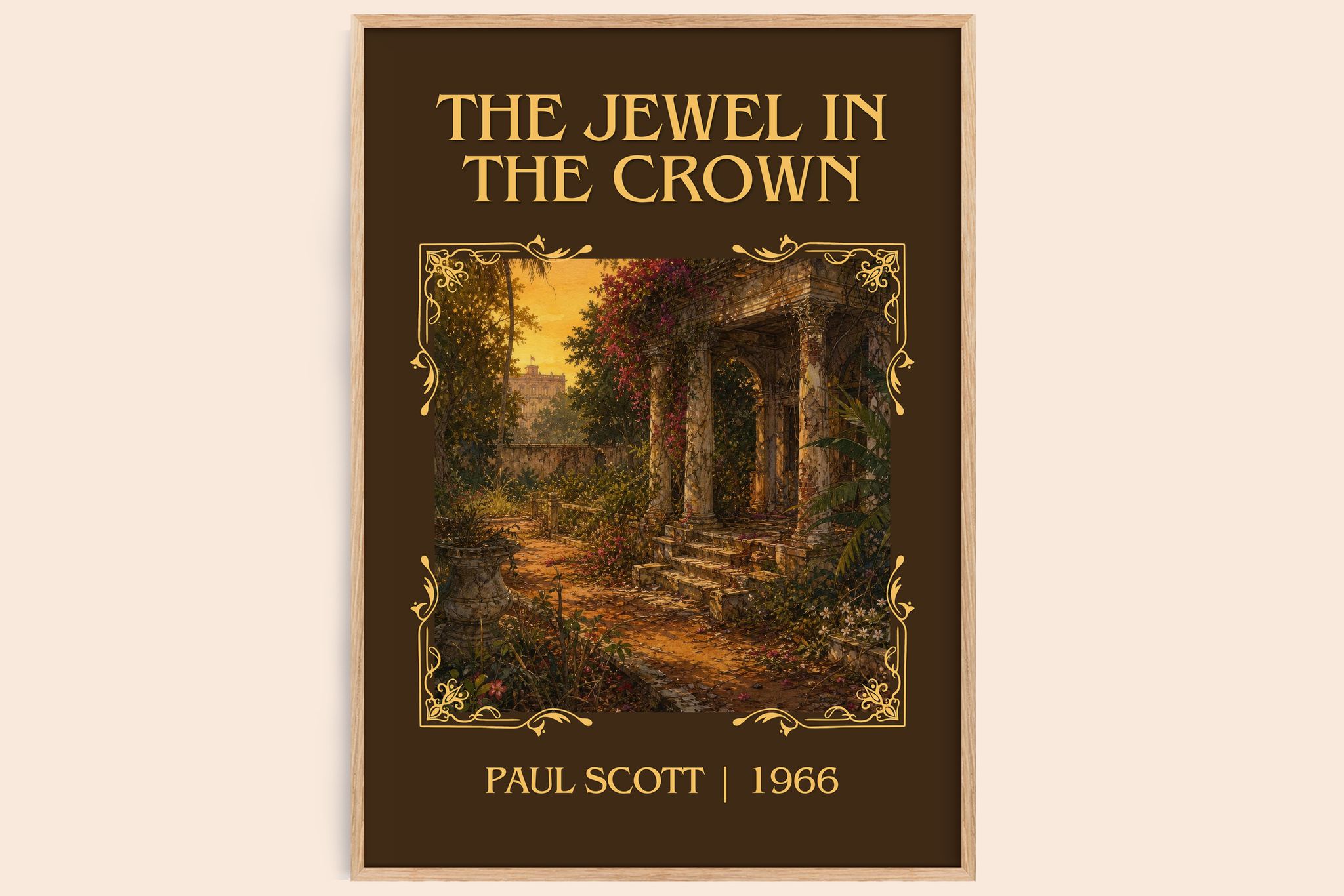 The Jewel In The Crown Classic Book Art Print by Paul Scott