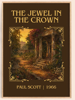 The Jewel In The Crown Classic Book Art Print by Paul Scott – book poster