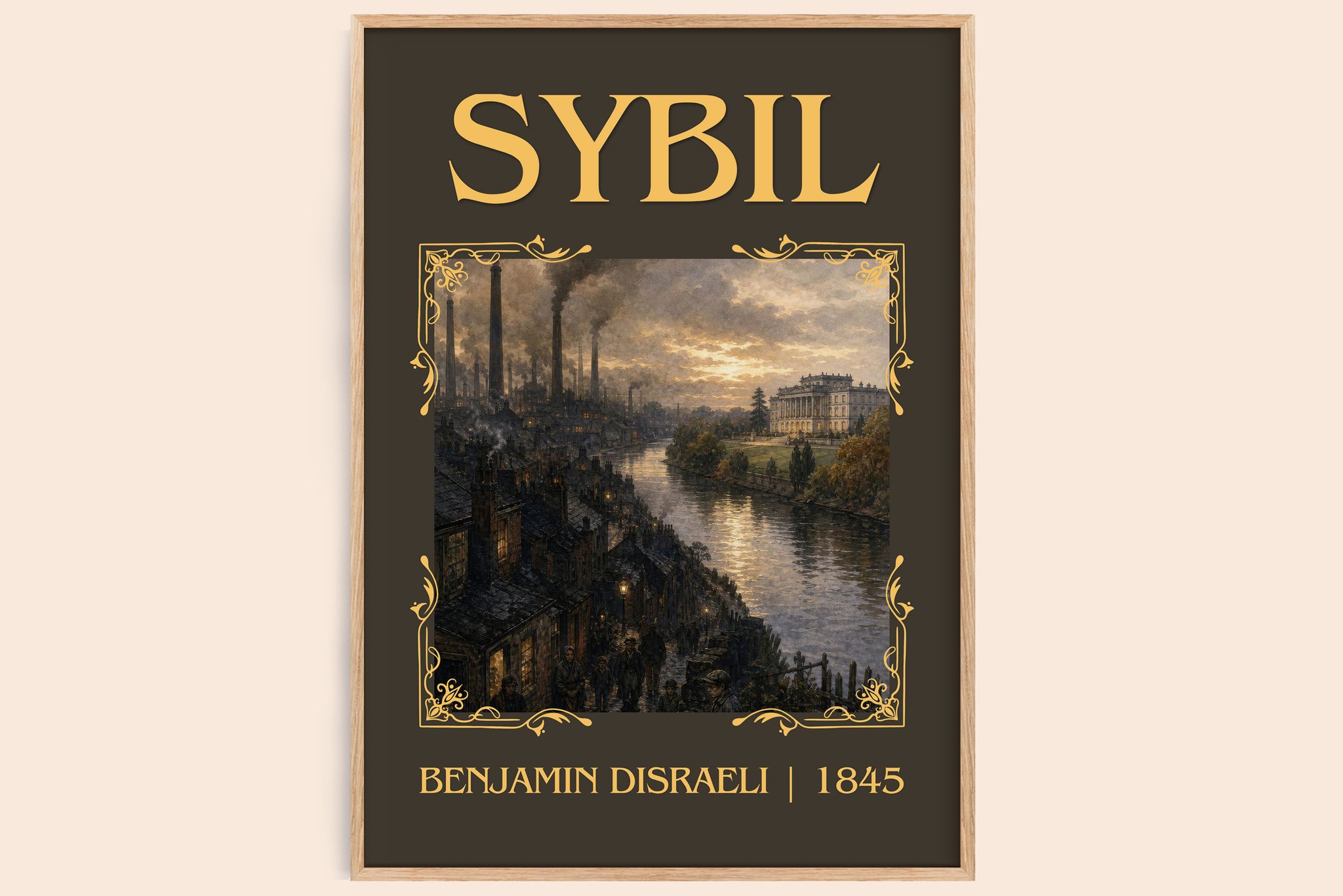 Sybil Classic Book Art Print by Benjamin Disraeli