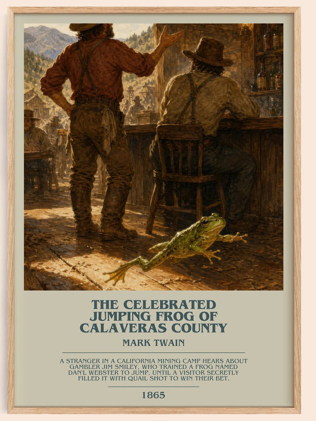 Celebrated Jumping Frog Of Calaveras County Bookish Wall Art – M.
