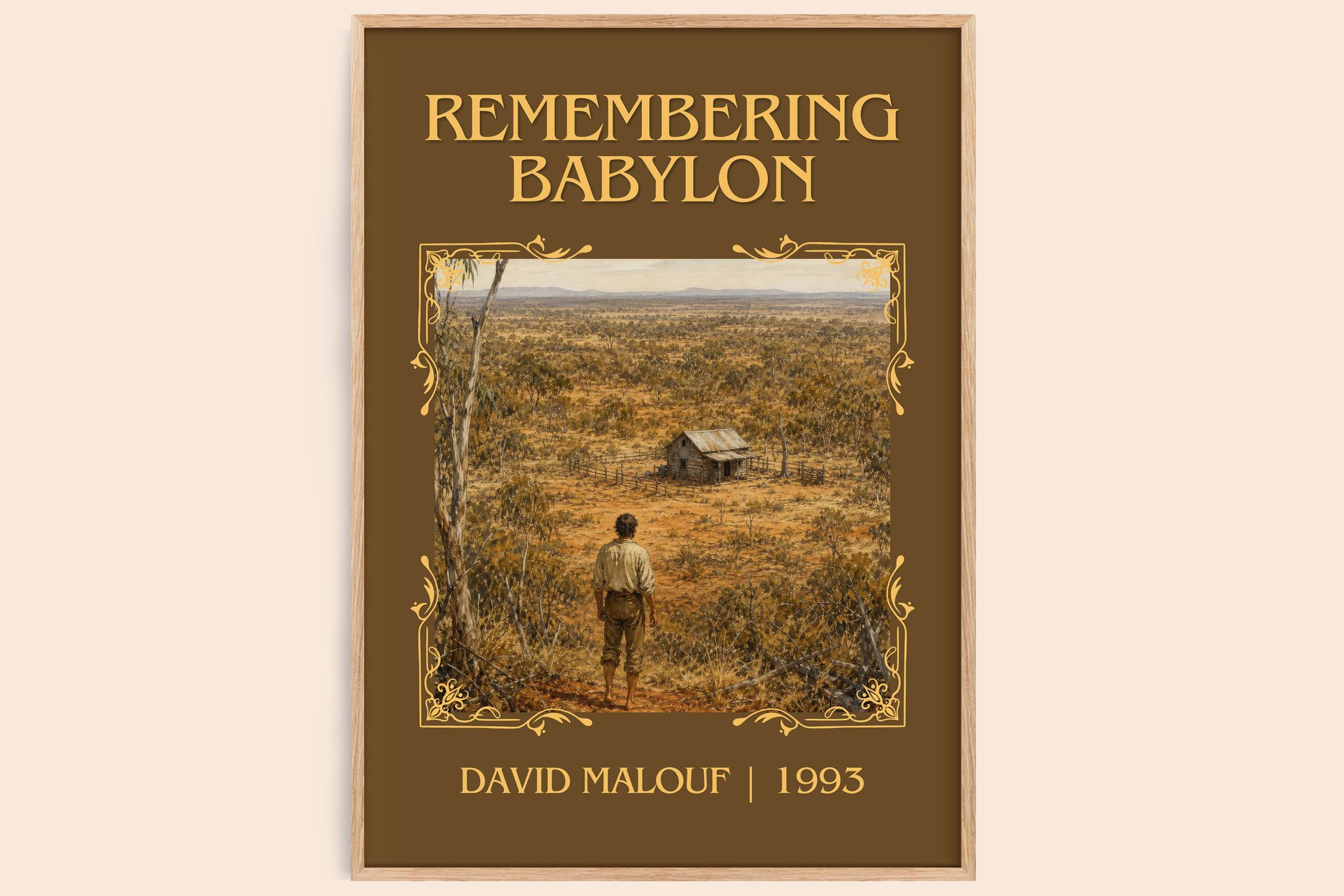 Remembering Babylon Classic Book Art Print by David Malouf