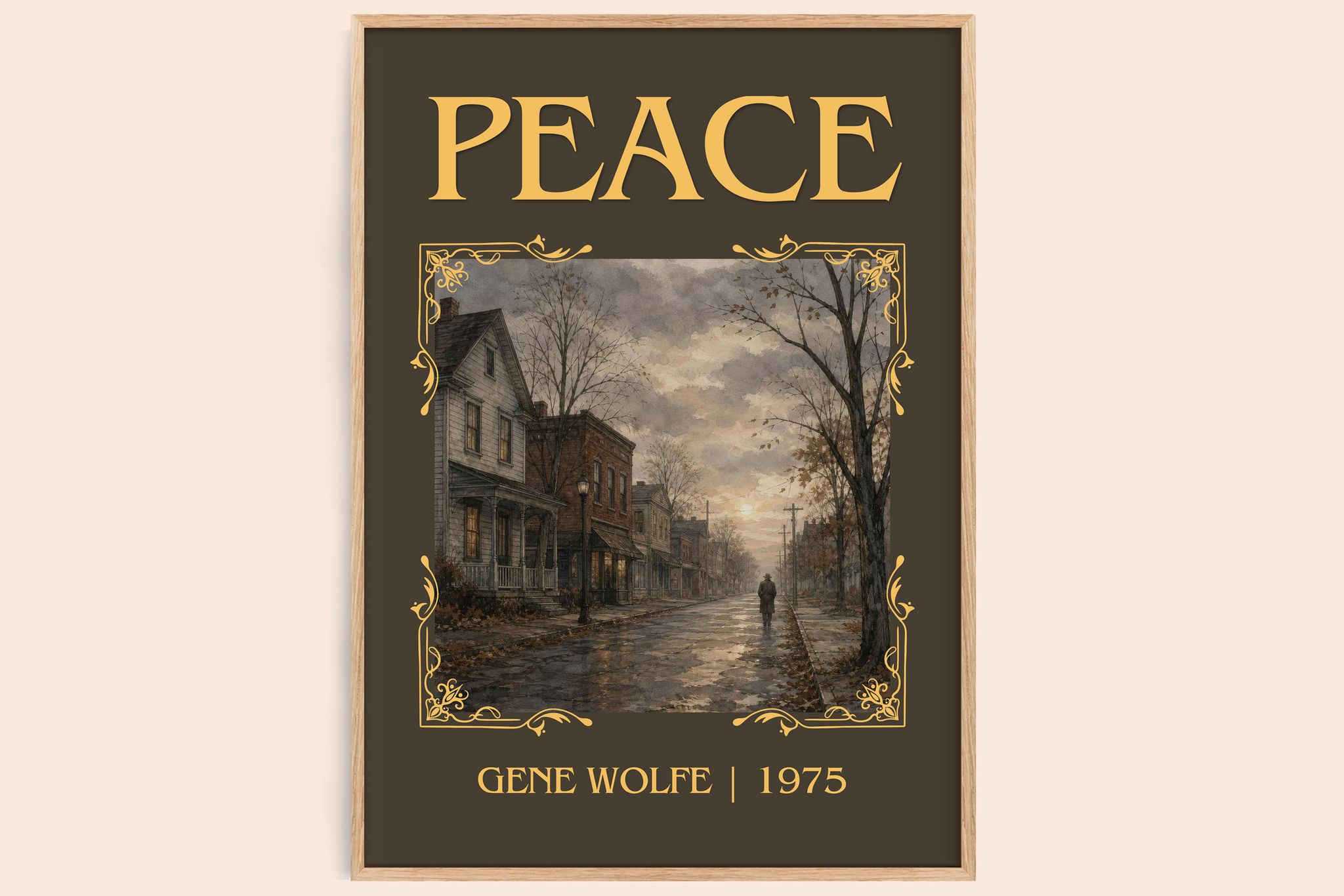 Peace Classic Book Art Print by Gene Wolfe