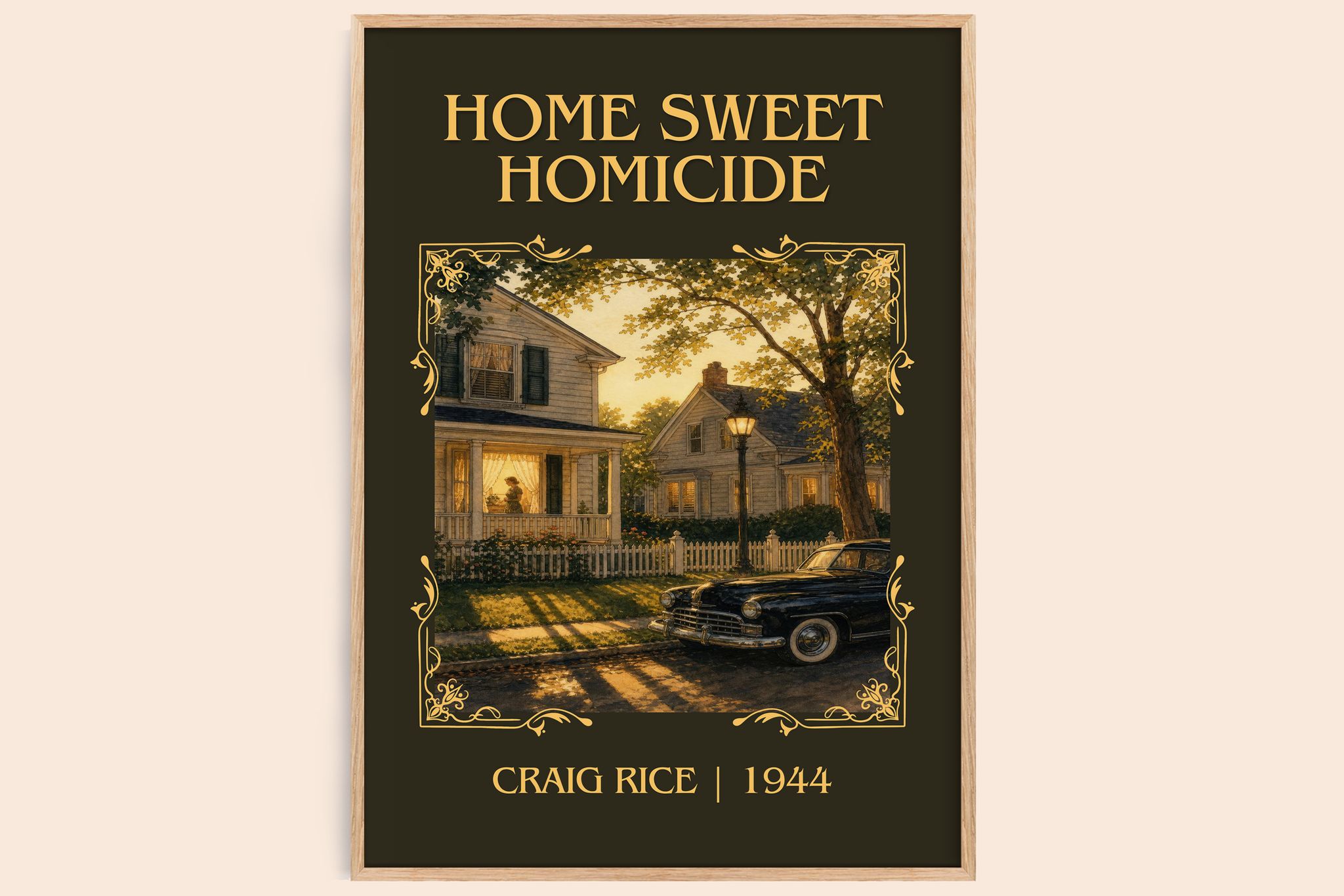 Home Sweet Homicide Classic Book Art Print by Craig Rice