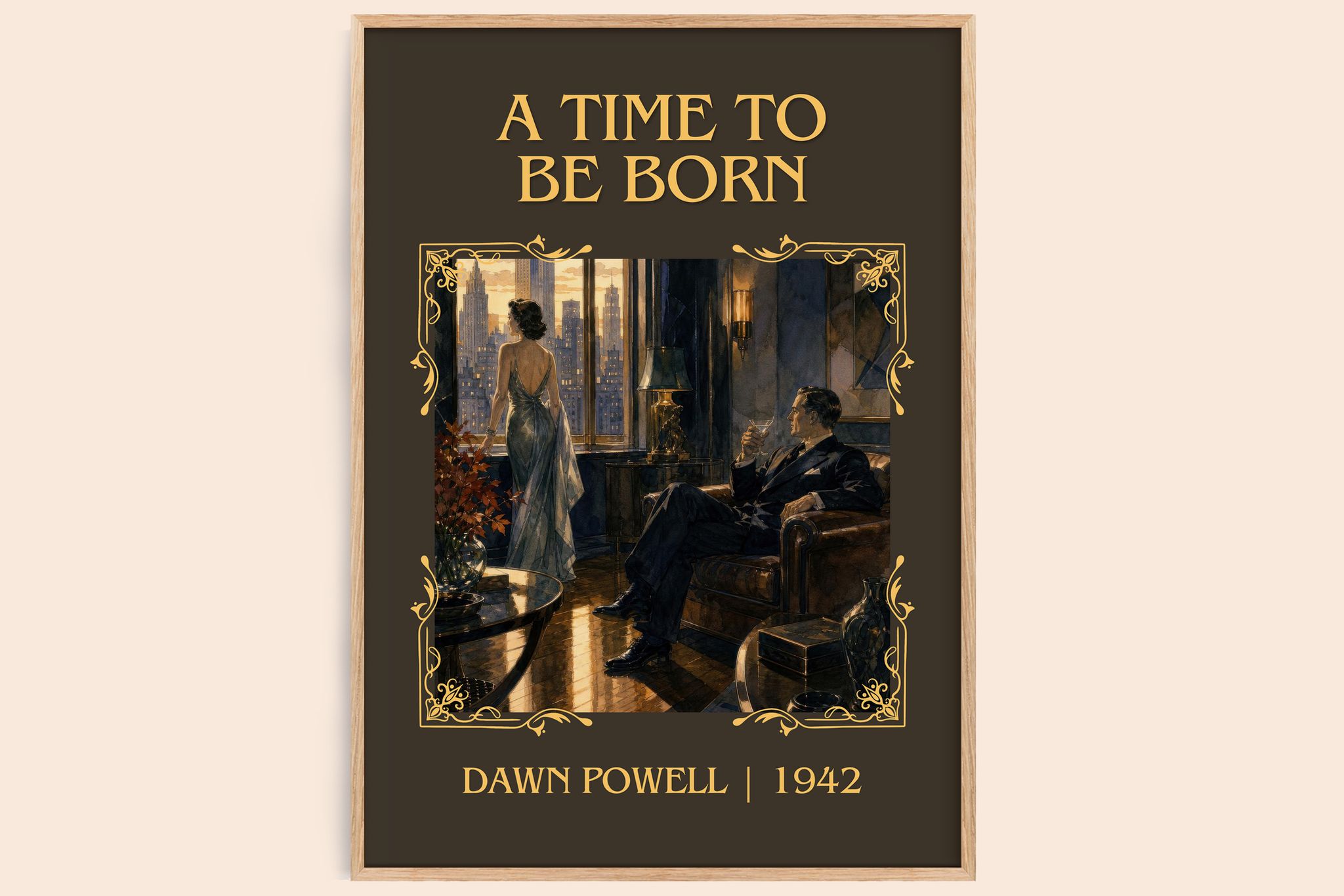 A Time To Be Born Classic Book Art Print by Dawn Powell