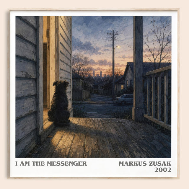 I Am The Messenger Literary Art Print by Markus Zusak