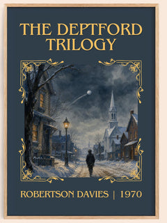 The Deptford Trilogy Classic Book Art Print by Robertson Davies – book poster
