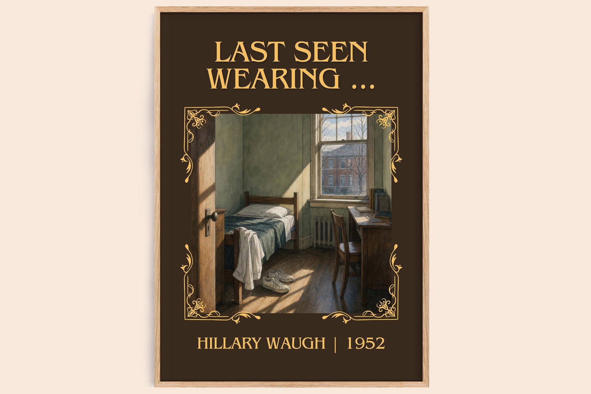 Last Seen Wearing ... Classic Book Art Print by Hillary Waugh