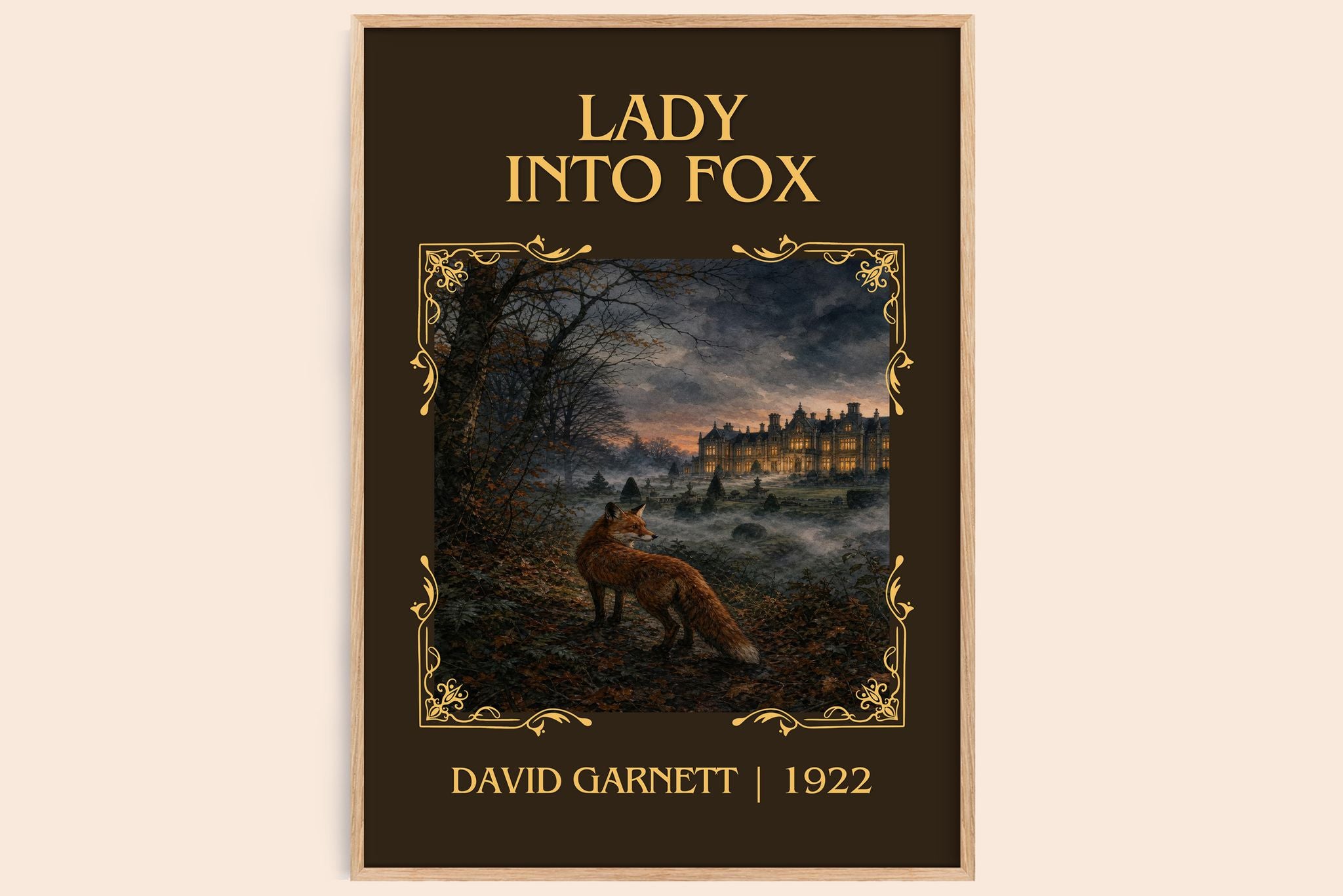 Lady into Fox Classic Book Art Print by David Garnett
