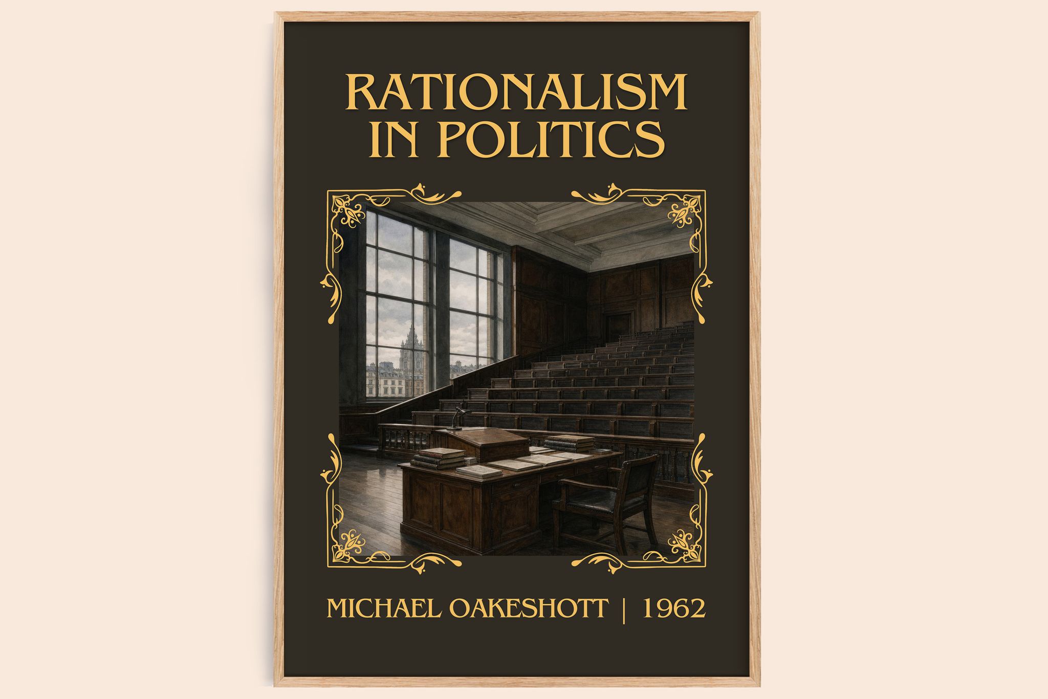 Rationalism in Politics Classic Book Art Print by Michael Oakeshott