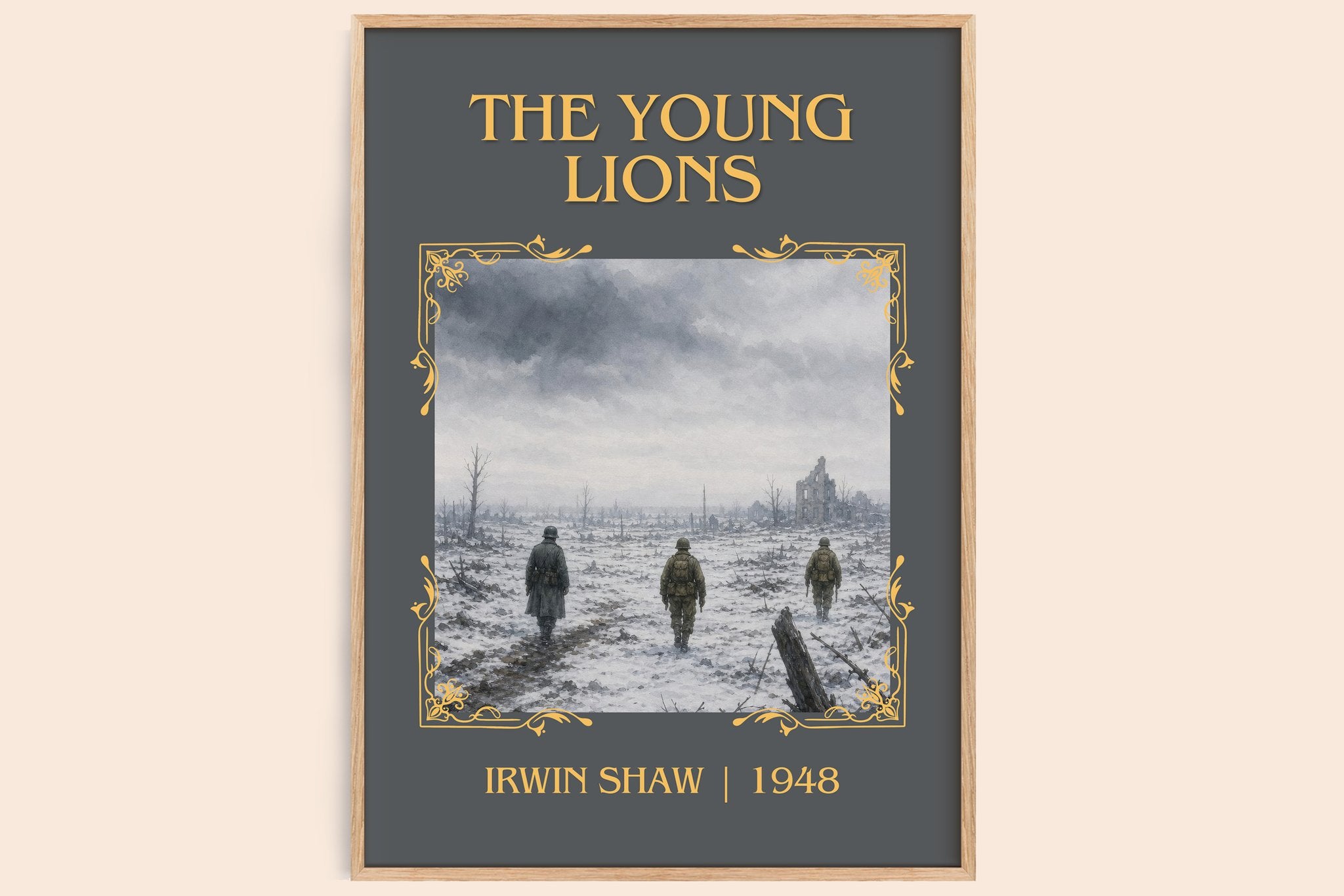The Young Lions Classic Book Art Print by Irwin Shaw