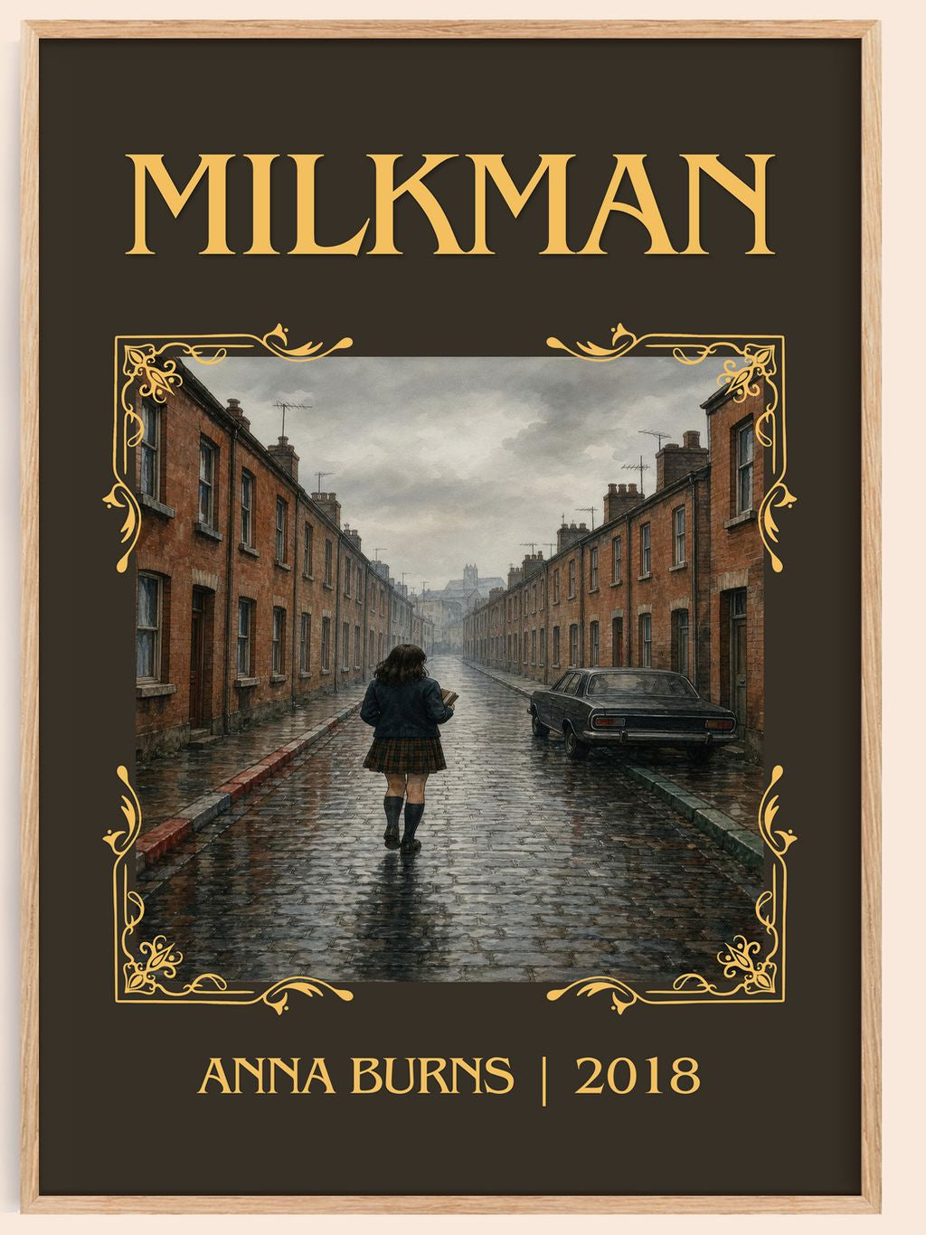 Milkman Classic Book Art Print by Anna Burns – book poster
