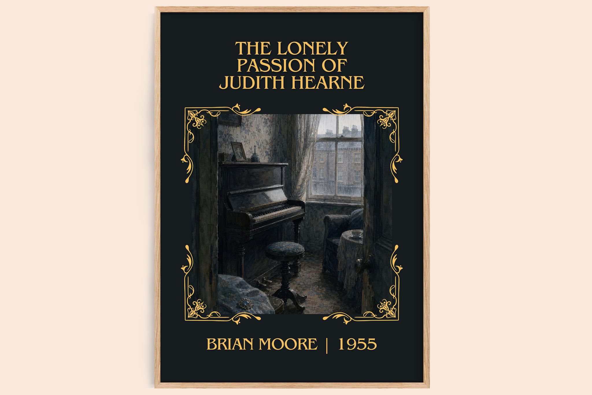 Lonely Passion of Judith Hearne Classic Book Art Print by Brian Moore