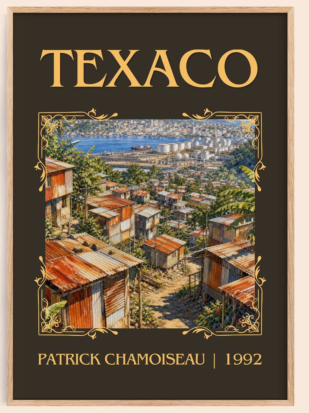 Texaco Classic Book Art Print by Patrick Chamoiseau – book poster